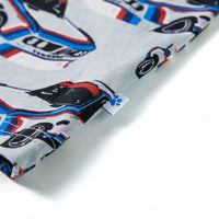 Pijama de manga curta para criança cinzento 92