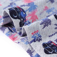 T-shirt infantil cinzento mesclado 92