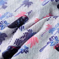 T-shirt infantil cinzento mesclado 92