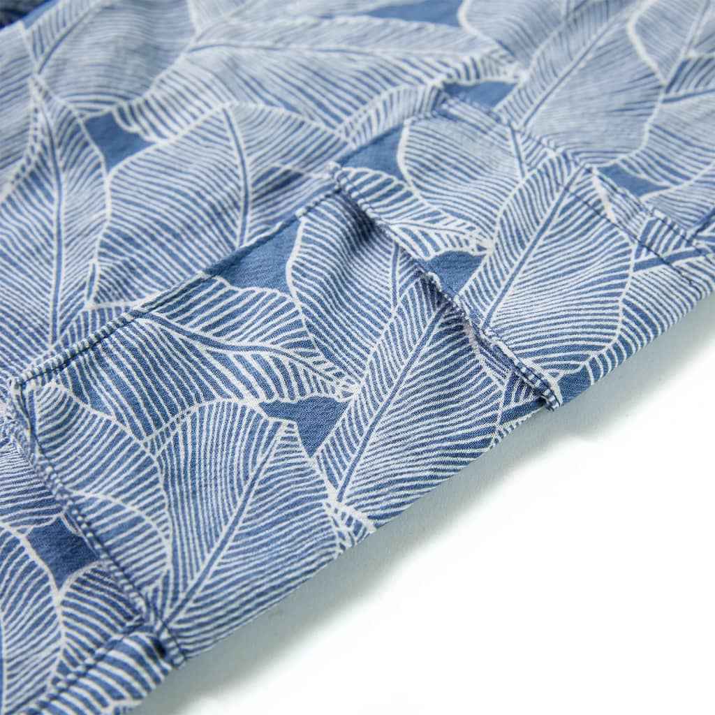 Calções de criança com cordão azul-escuro 92