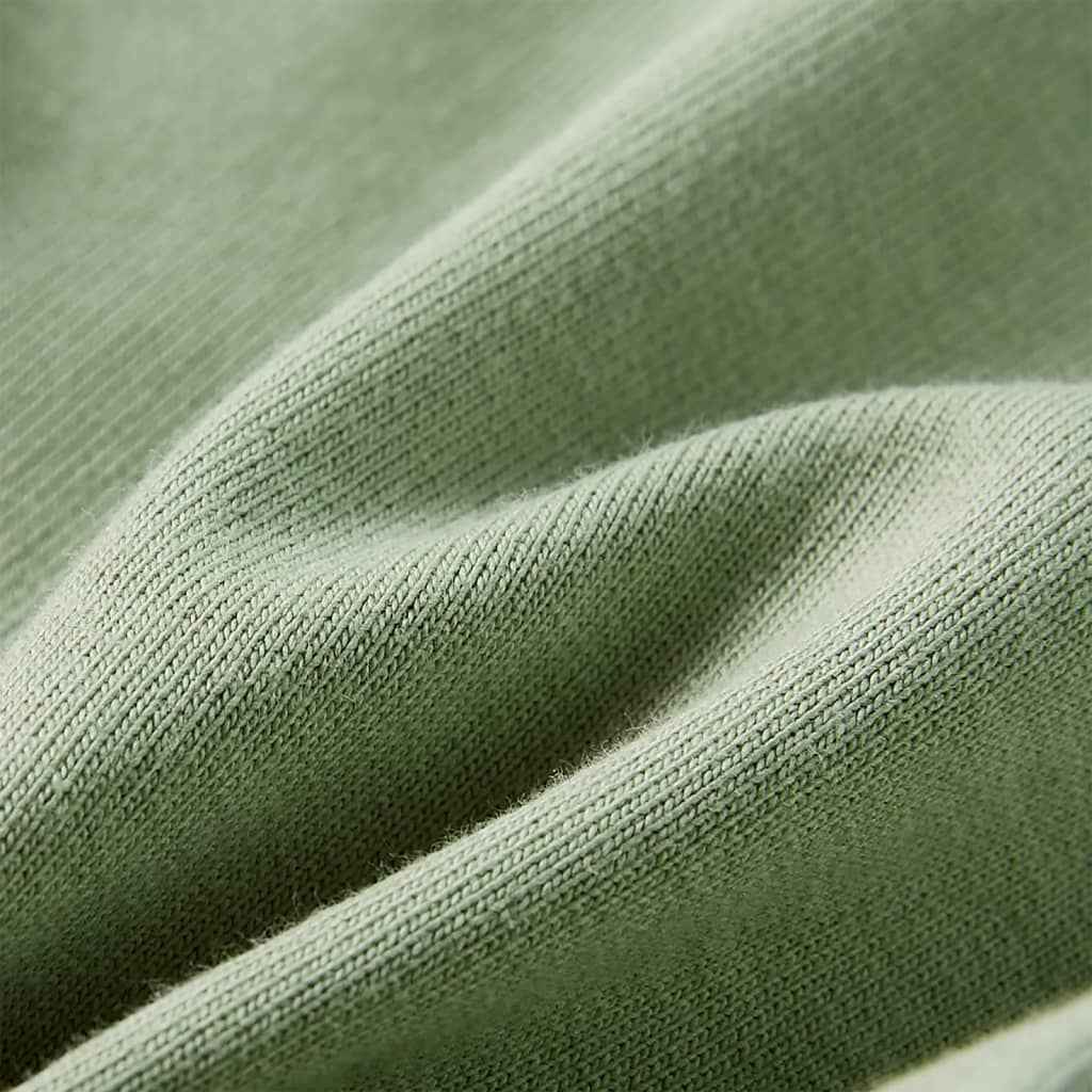 Calções de criança com cordão cor caqui-claro 92