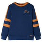 Sweatshirt para criança azul-índigo 104