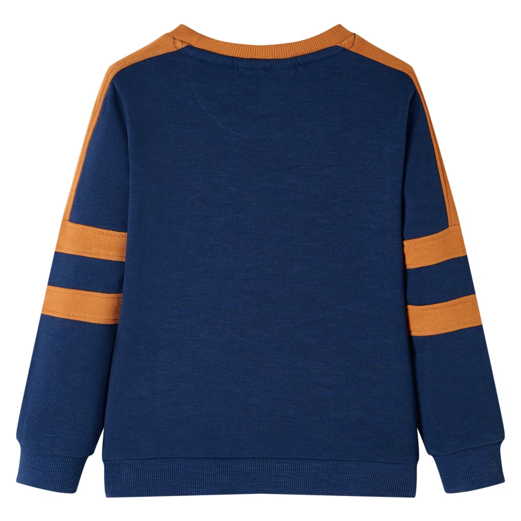 Sweatshirt para criança azul-índigo 104