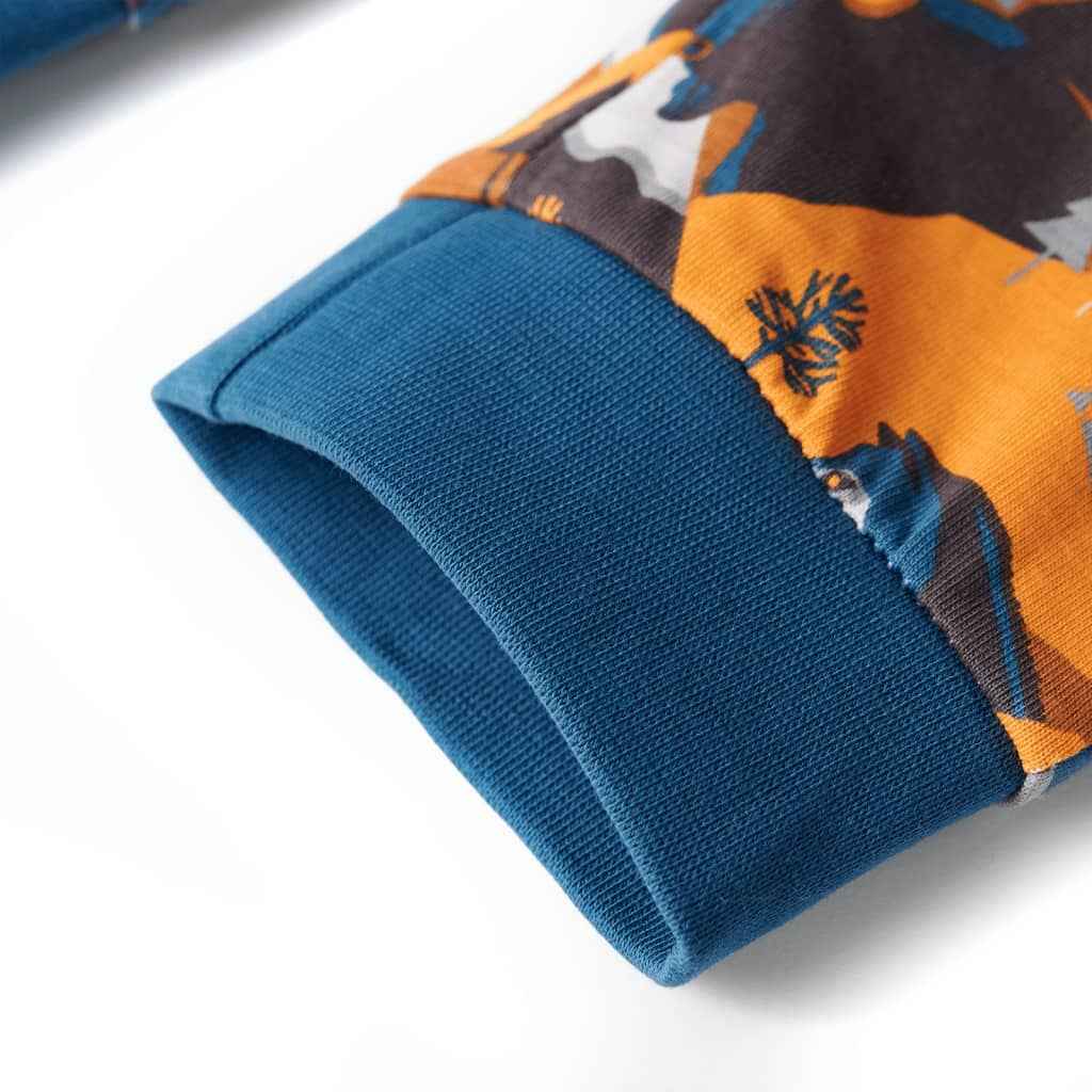 Pijama de manga comprida para criança conhaque 92