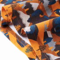 Pijama de manga comprida para criança conhaque 92