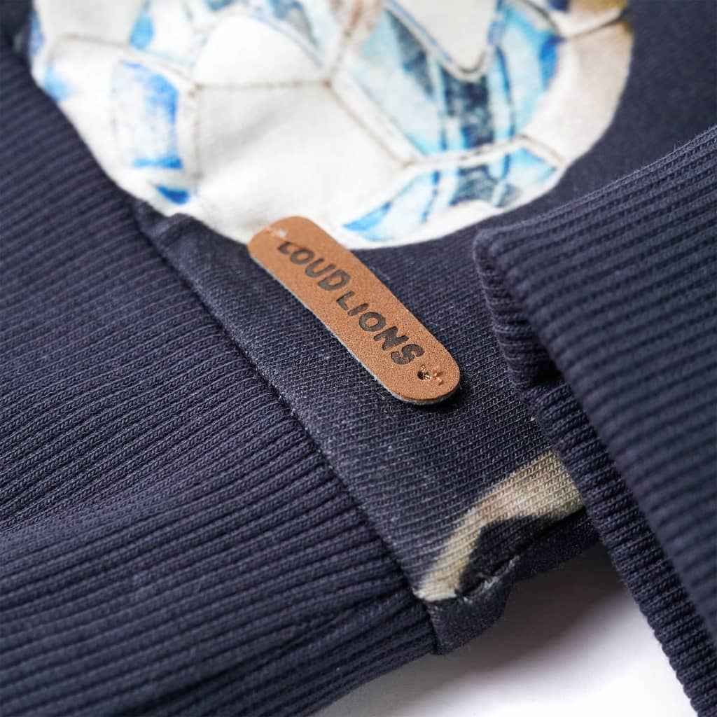Sweatshirt para criança azul-marinho 92