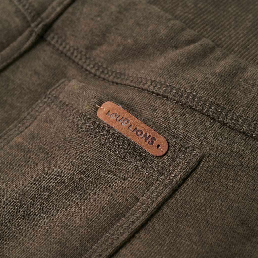 Calças de fato de treino para criança caqui mesclado 92