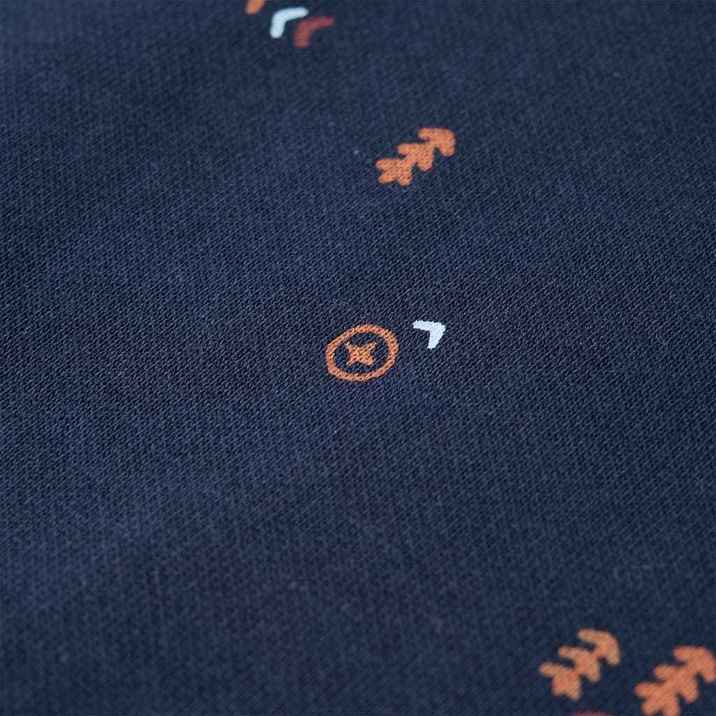 Sweatshirt para criança azul-marinho mesclado 92