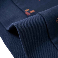 Sweatshirt para criança azul-marinho mesclado 92