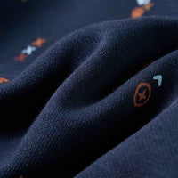 Sweatshirt para criança azul-marinho mesclado 92