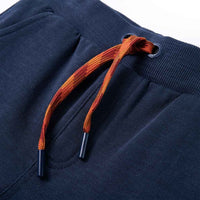 Calças de fato de treino para criança azul-marinho mesclado 92