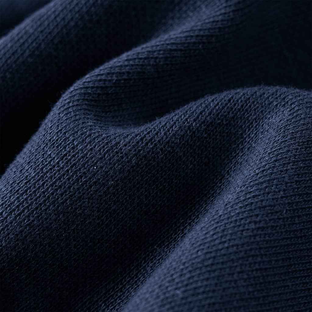 Calças de fato de treino para criança azul-marinho mesclado 92