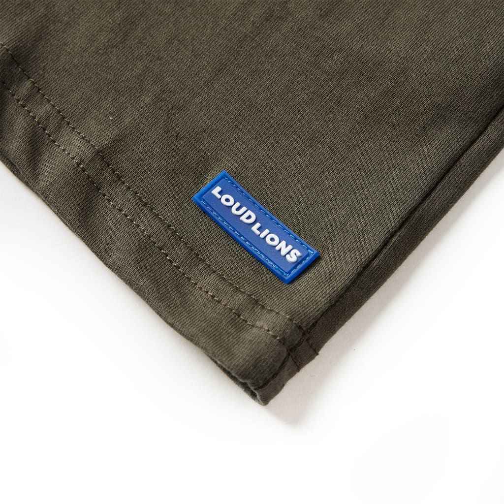 T-shirt de manga comprida para criança caqui 92