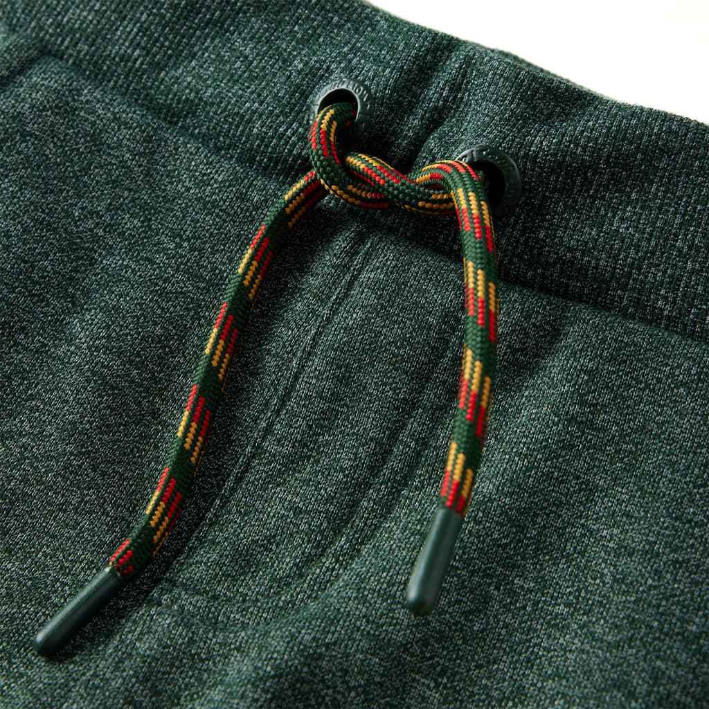 Calças de fato de treino para criança verde-escuro 92