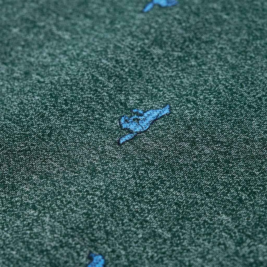 Sweatshirt para criança verde-escuro mesclado 92