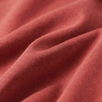 T-shirt de manga comprida para criança cor henna 92