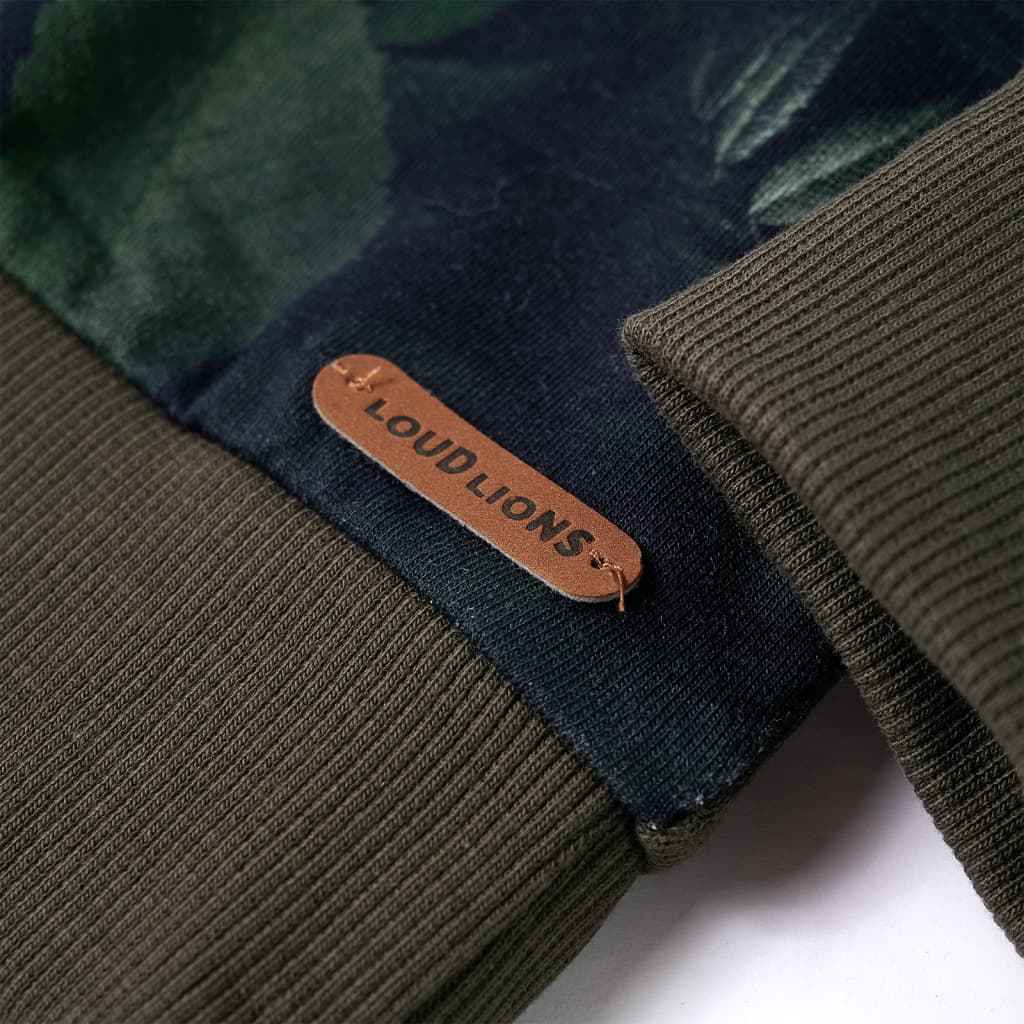 Sweatshirt para criança cor caqui 92