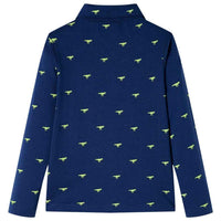 Camisa de criança azul-marinho 92