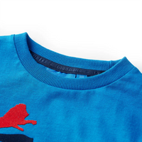 T-shirt de manga comprida para criança  cobalto 140
