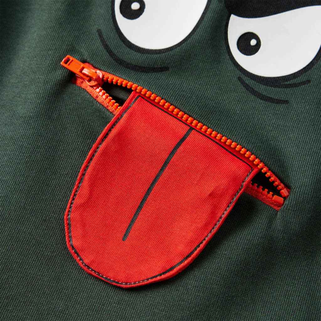 Camisola para criança verde-escuro 92