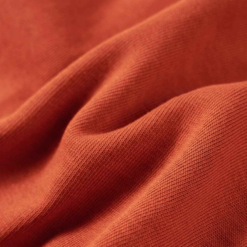 Sweatshirt para criança cor ferrugem-claro 92