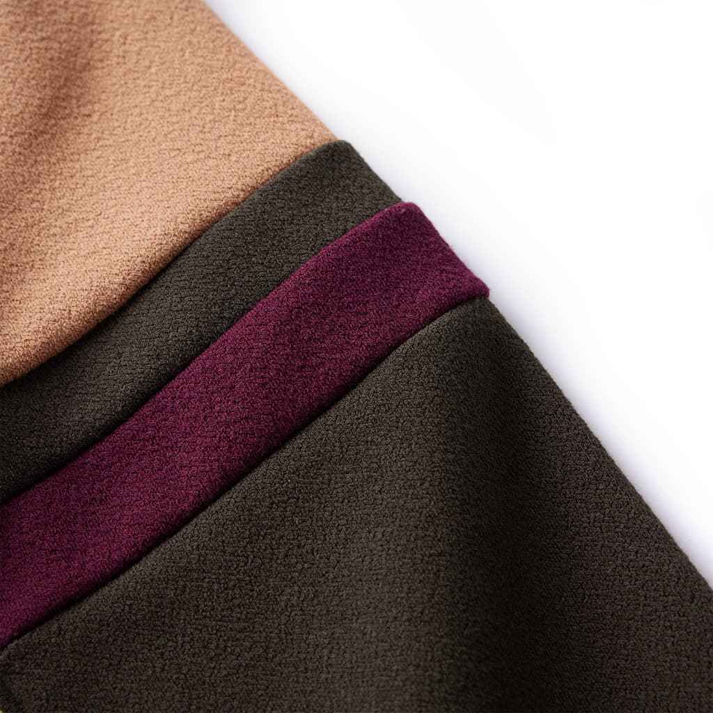 Camisola para criança cor caqui-escuro e camel 92