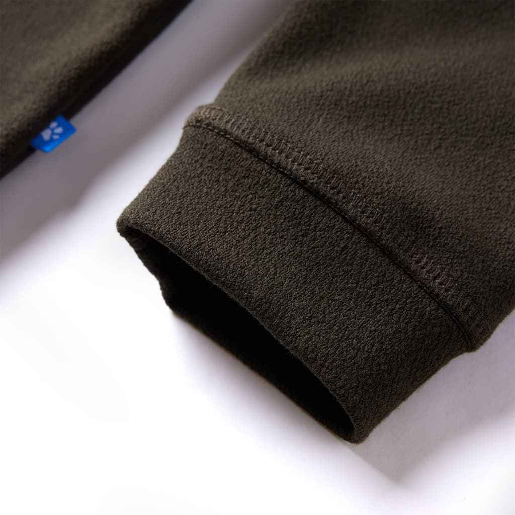 Camisola para criança cor caqui-escuro e camel 92