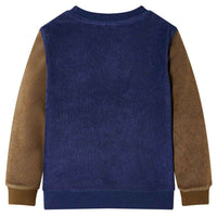 Sweatshirt para criança azul-marinho escuro 92