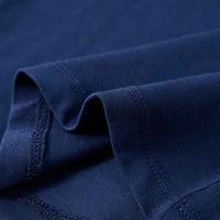 T-shirt de manga comprida para criança azul-marinho 92