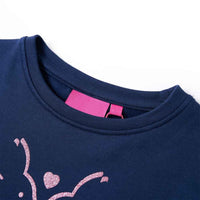 Vestido para criança azul-marinho 92