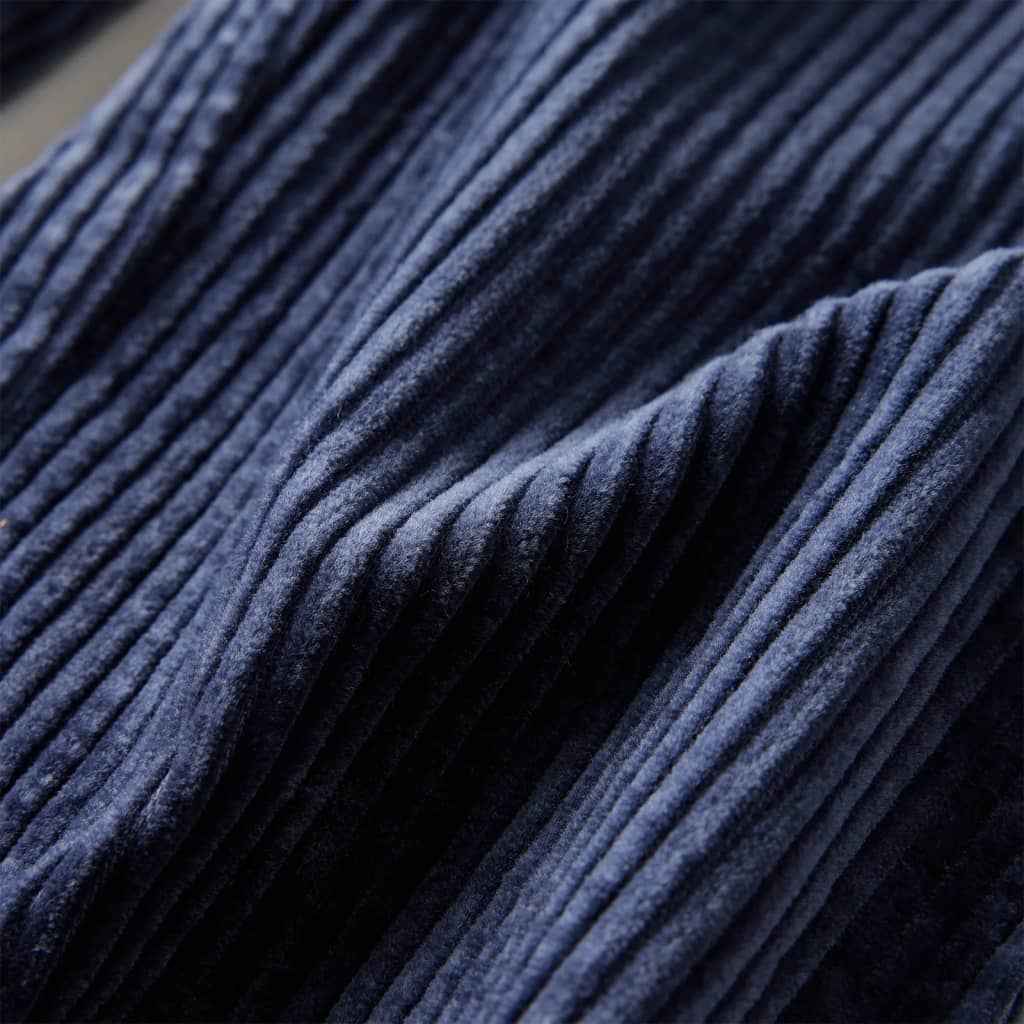 Calças para crianças bombazina azul-marinho 92