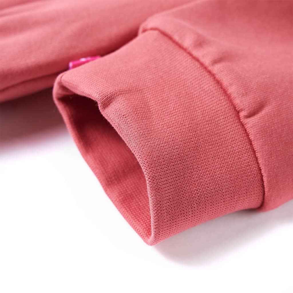 Sweatshirt para criança rosa-velho 92