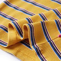 T-shirt de manga comprida para criança cor ocre 92