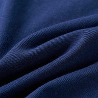 T-shirt de manga comprida para criança azul-marinho 92