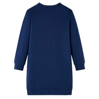 Vestido para criança azul-marinho 92