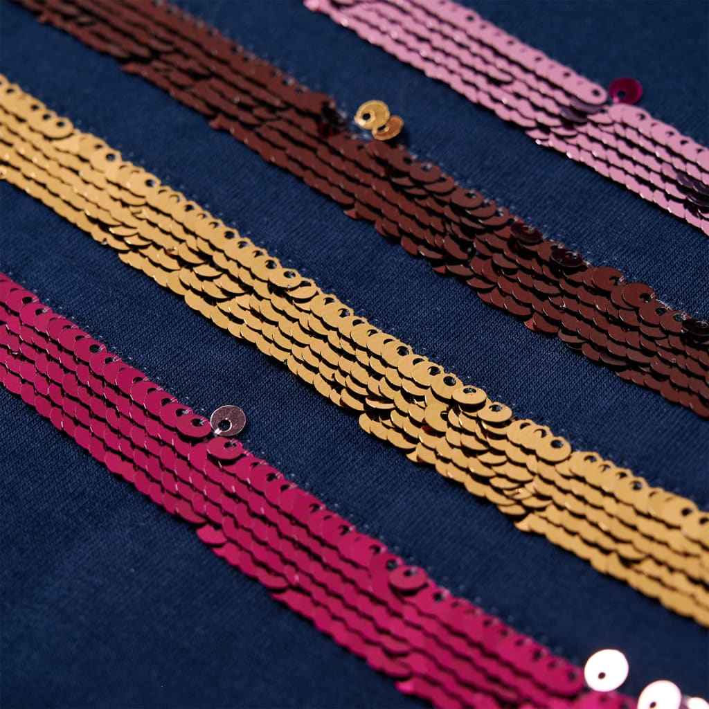 Vestido para criança azul-marinho 92