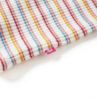 T-shirt manga comprida para criança de meia gola cor cru 92