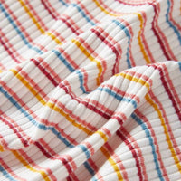 T-shirt manga comprida para criança de meia gola cor cru 92