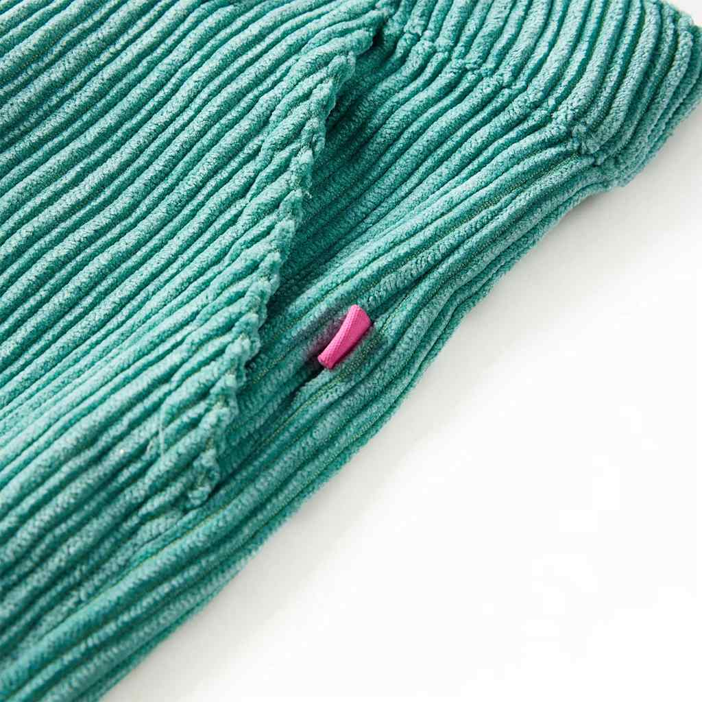 Calças para crianças bombazina verde-menta 92