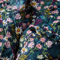 Vestido de manga comprida para criança azul-escuro 92