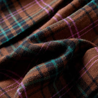 Vestido de criança com mangas compridas cor conhaque 92