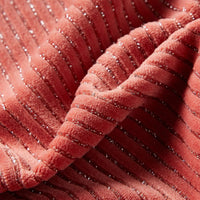 Vestido de manga comprida p/ criança rosa-médio 92