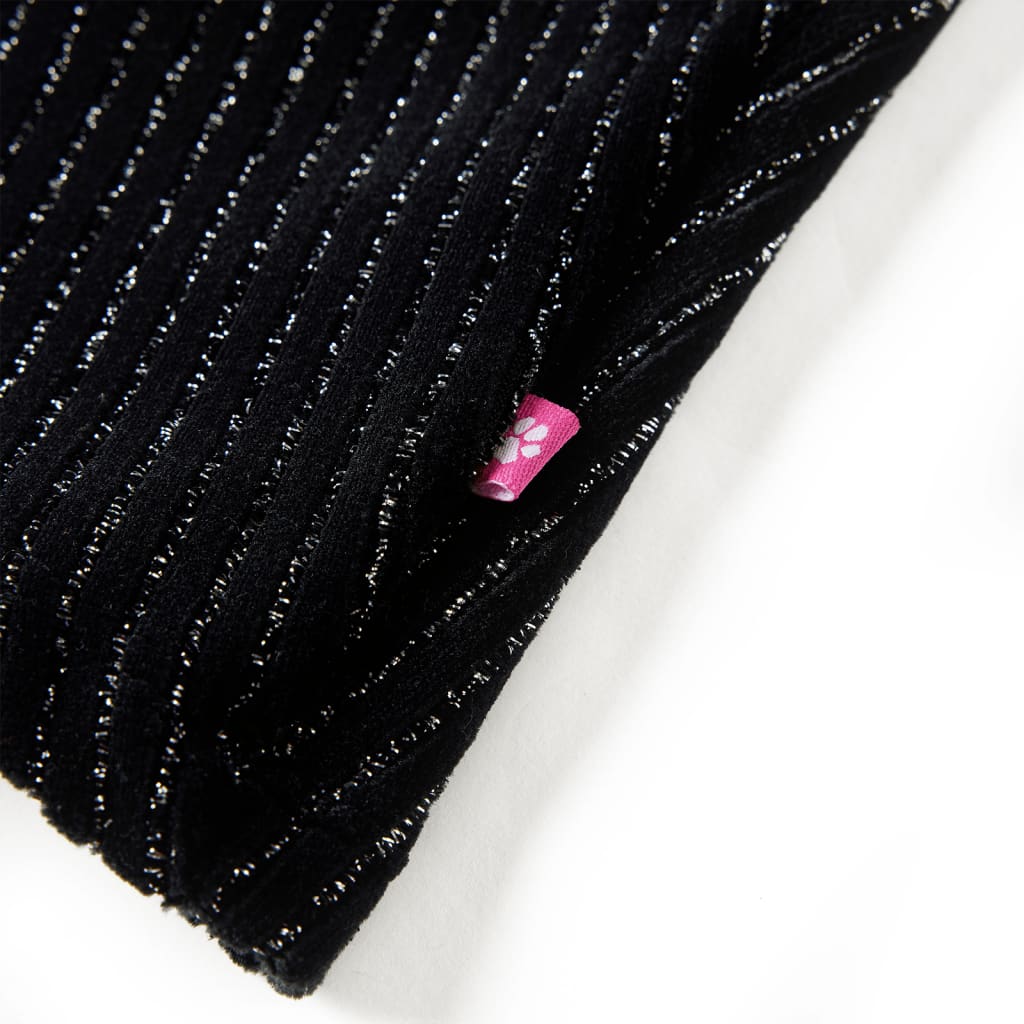 Saia para criança com cinta leopardo preto 92