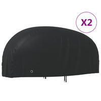 Capas para motociclo 2 pcs 220x95x110 cm tecido oxford 210D