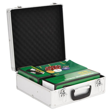 vidaXL Conjunto de fichas de póquer 600 pcs 11,5 g