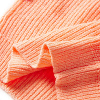 Camisola de malha para criança laranja brilhante 92