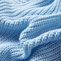 Casaco de malha para criança azul 92