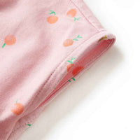 Vestido para criança com cordão laranja-claro 92