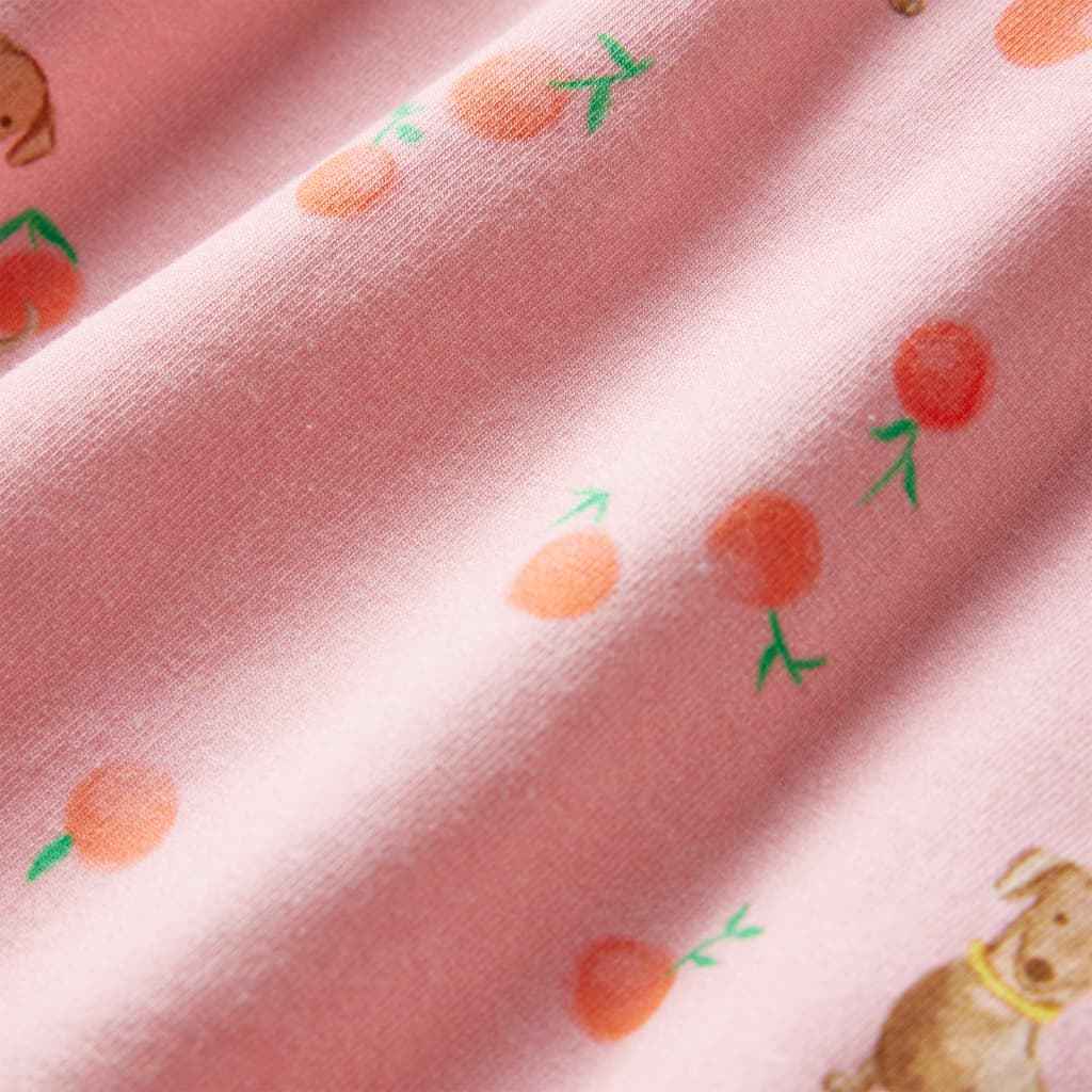 Vestido para criança com cordão laranja-claro 92