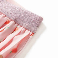 Saia plissada para criança laranja-claro 92